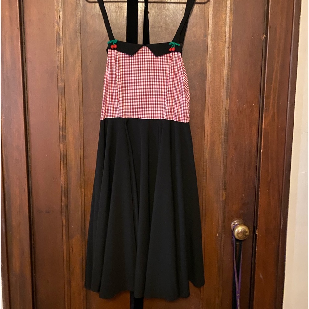 NWT RockSteady Rockabilly vintage style Cherry accent dress size XL - Picture 2 of 5